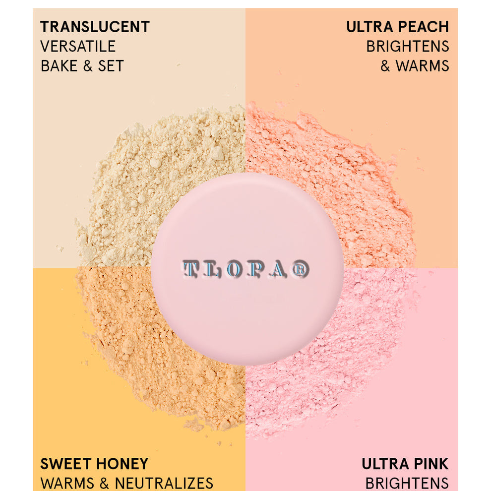 ✨TLOPA® Airbrush Setting Powder: 24H Shine Control & Pore-Blurring Magic & Blur Like Filter