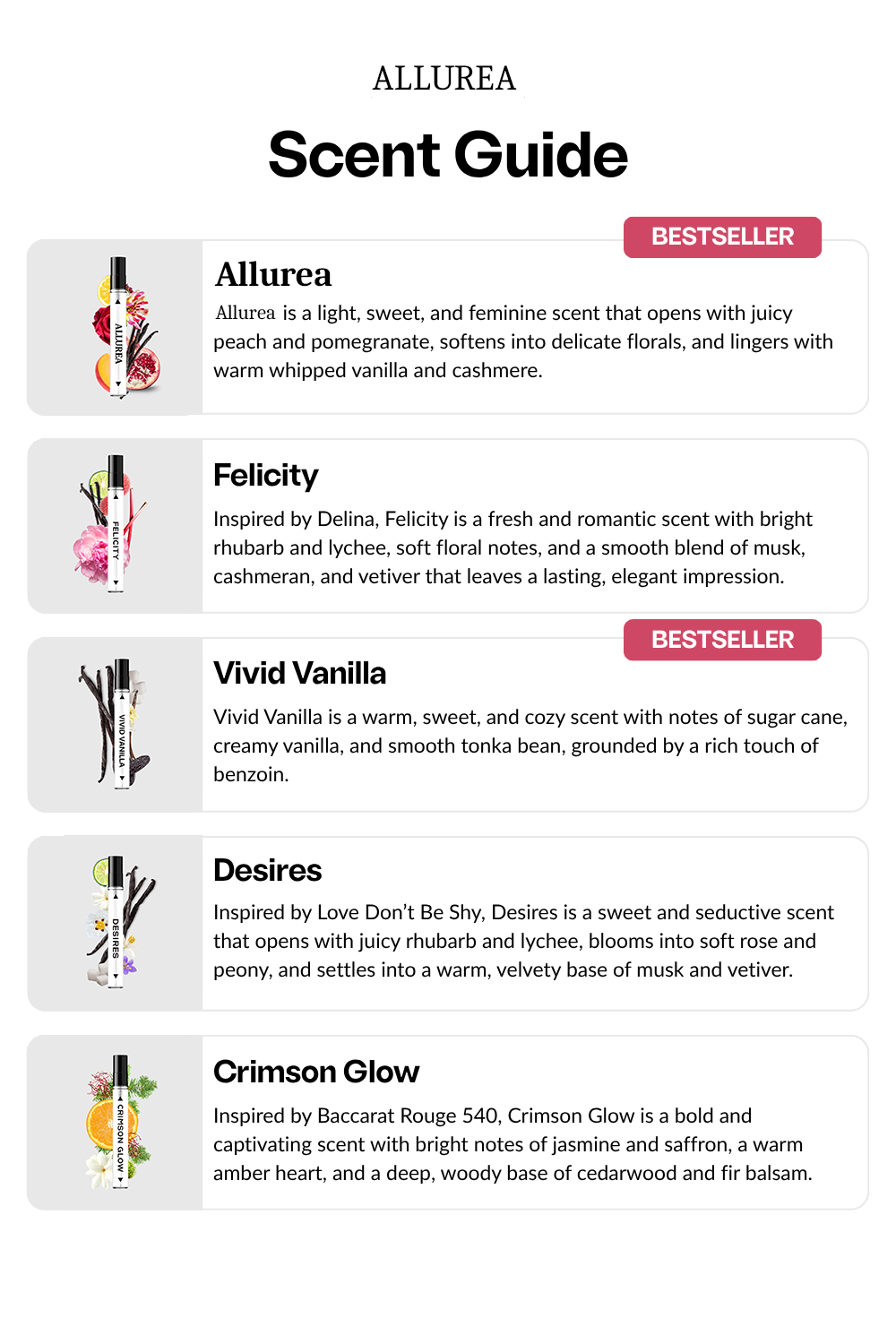 ALLUREA Best Pheromone Perfume Collection for wamen💞Make him obsessed with you✨A spray of heartbeat