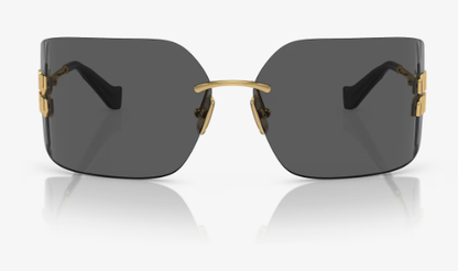 Fashionable rimless sunglasses