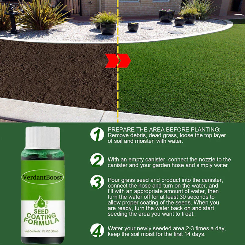 🌱 Stop Waiting Months for a Lawn！ Grow Lush Grass in Just 7 Days🔜Hydro Seeding Lawn Solution🚫 —Create Your Perfect Lawn, Starting Here!