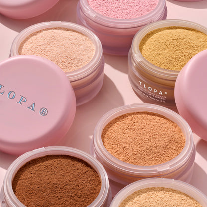 ✨TLOPA®  Airbrush Setting Powder: 24H Shine Control & Pore-Blurring Magic & Blur Like Filter
