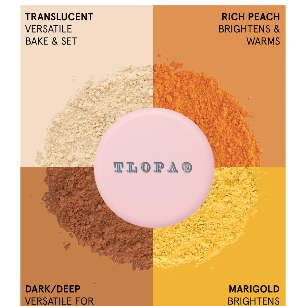 ✨TLOPA®  Airbrush Setting Powder: 24H Shine Control & Pore-Blurring Magic & Blur Like Filter